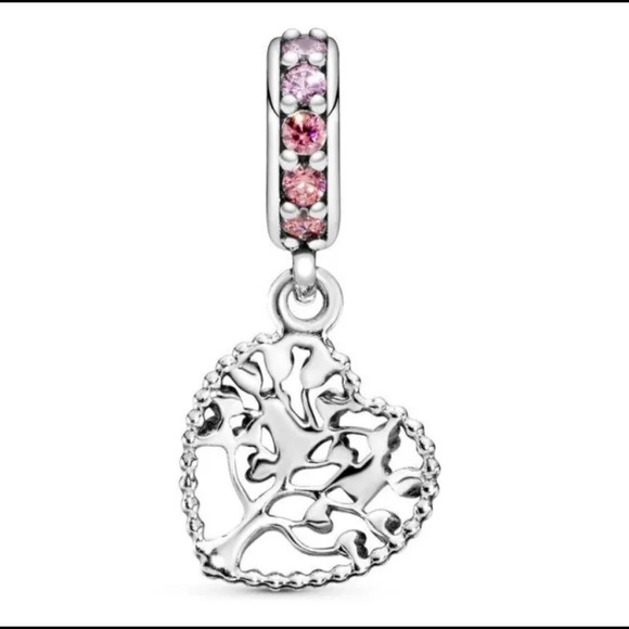 Authentic Pandora Tree of Love Pendant Charm - Picture 4 of 9